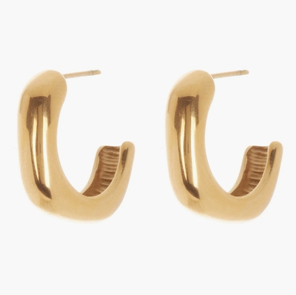 Nordstrom Jewelry - Earrings Nordsdrom Rack Waterproof Soft Square Huggie Hoop -NIP